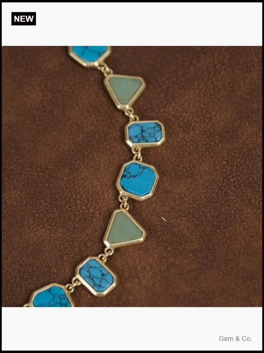Vintage Turquoise Pendant Necklace - Statement Cowgirl Style